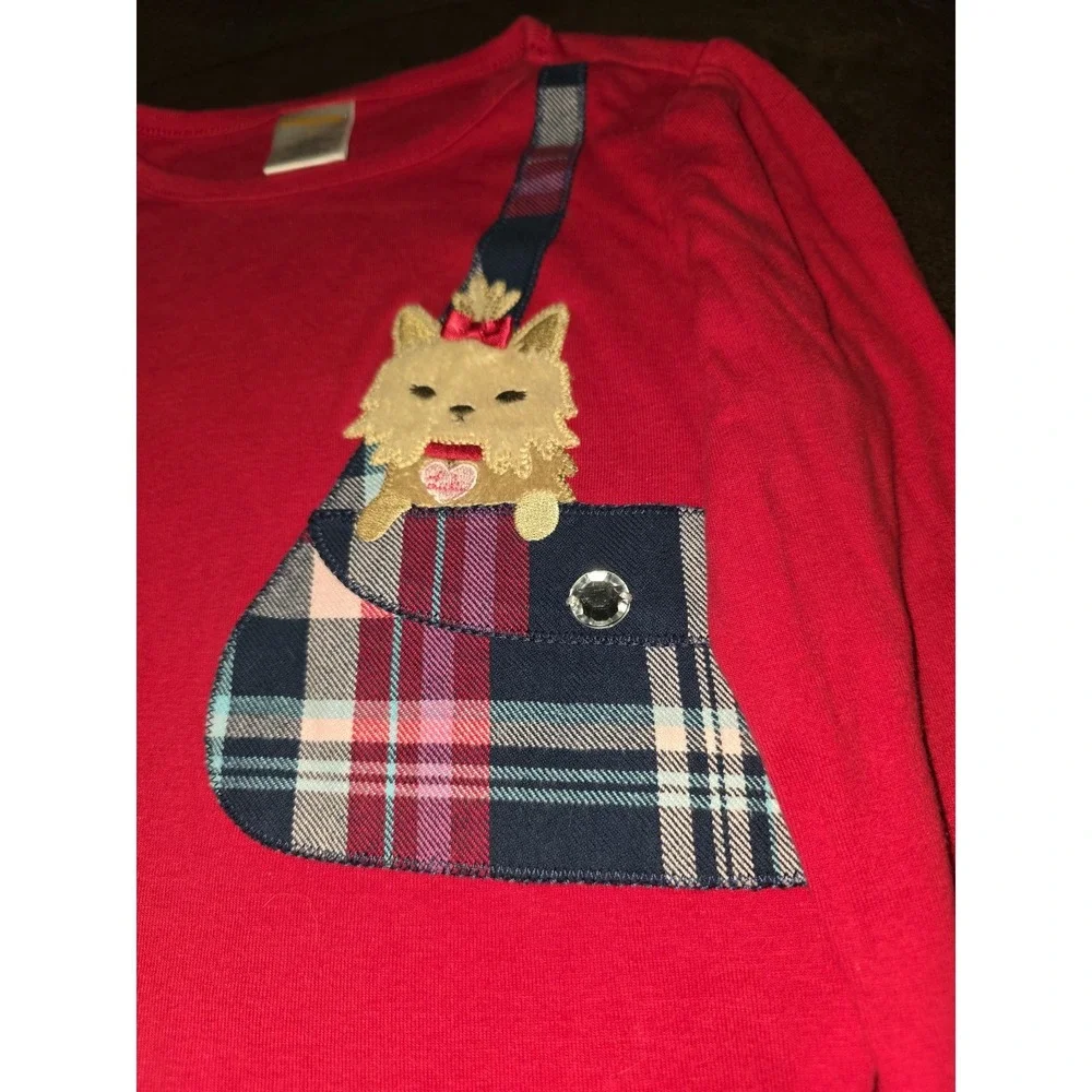 Gymboree outlet new york girl dog purse top size 4